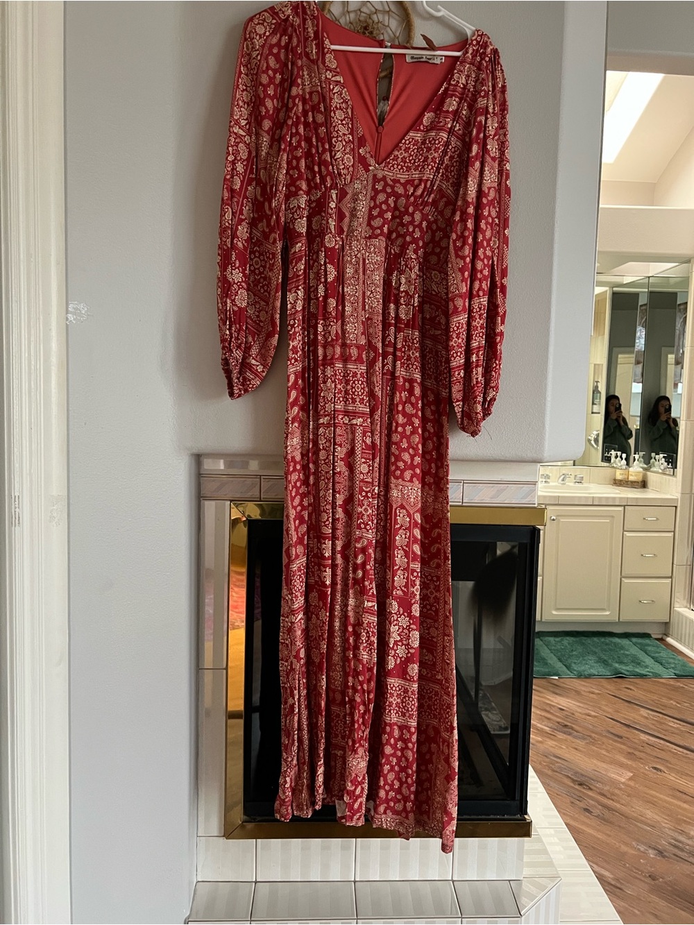Red Paisley Women's Jumpsuit